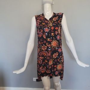 Nanette Lepore Floral High Low Mini Dress, VGUC, Size M